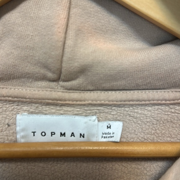 Topman fleece pink hoodie M - Picture 7 of 9